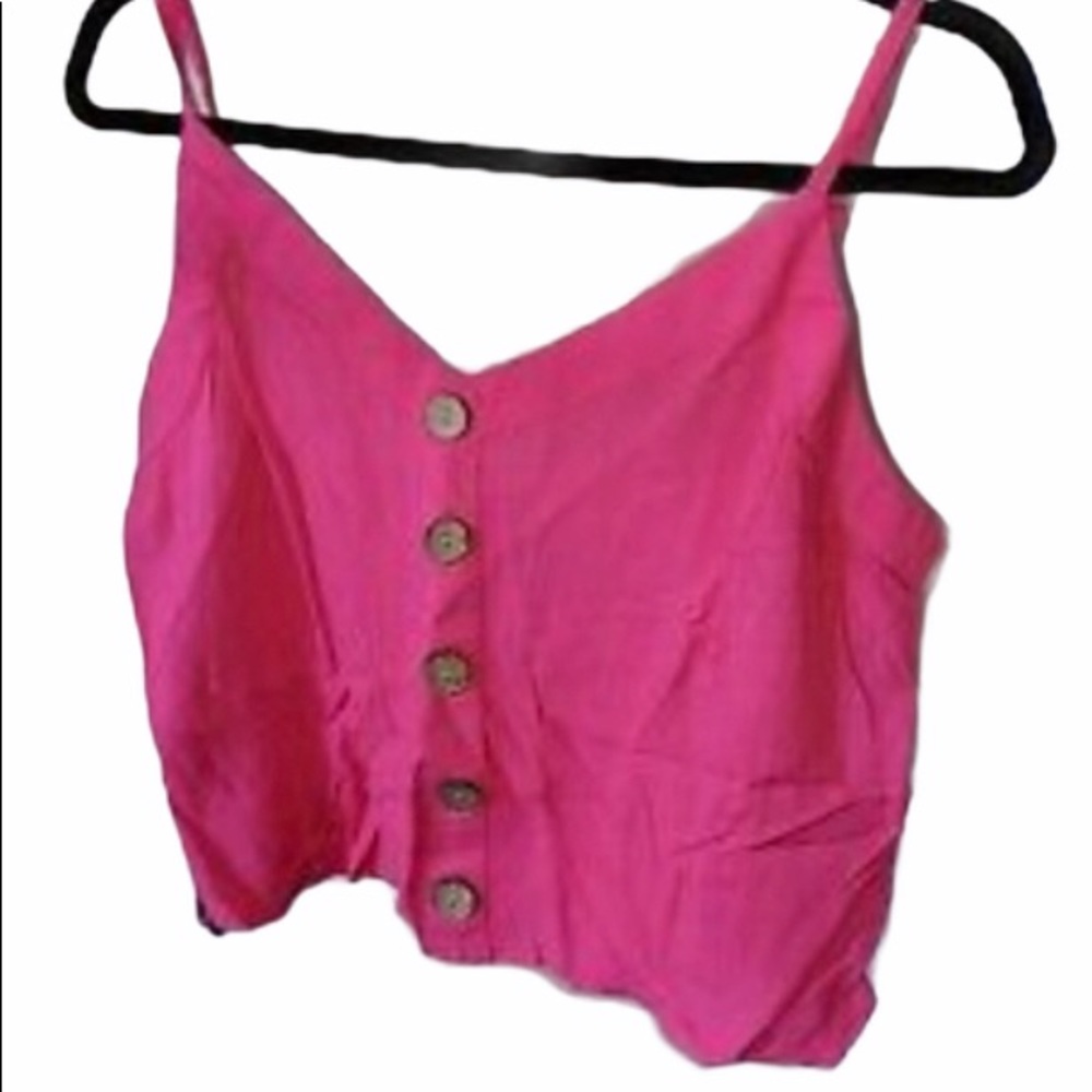 Pink crop top